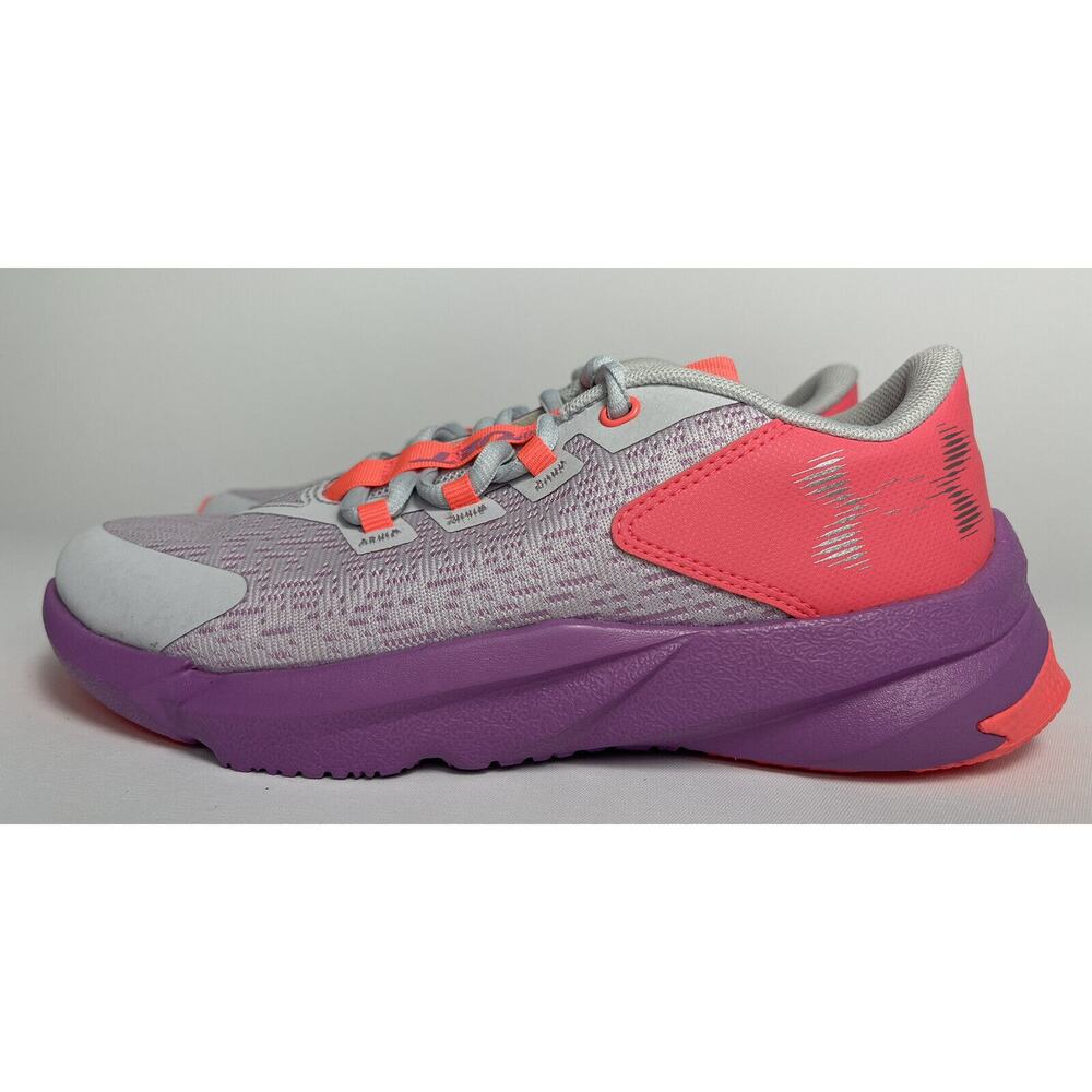 Under Armour Scramjet 5 GS Halo Grey Blitz Red Size 5Y